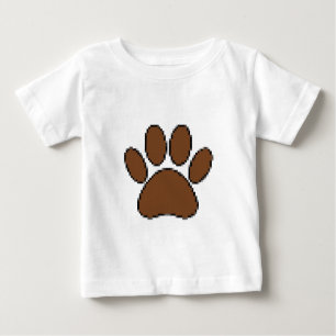 T-shirts Pixel Dog Paw Print