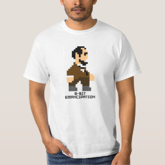 T-shirts Pixel Lincoln - emancipação de 8 bits