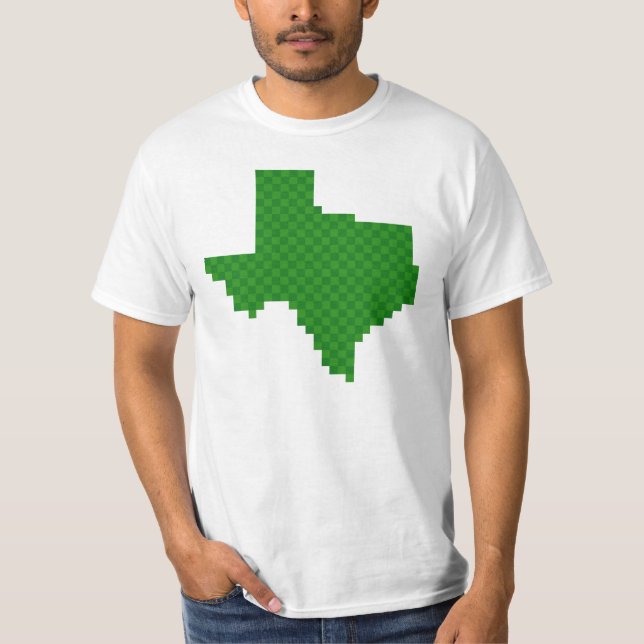T-shirts Pixel Texas (Frente)
