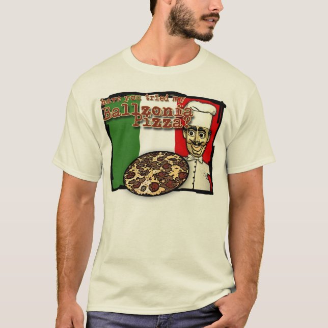 T-shirts Pizza 2 de Ballzonia (Frente)