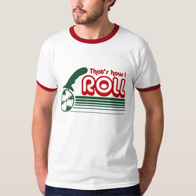T-shirts Pizza Engraçada (Frente)