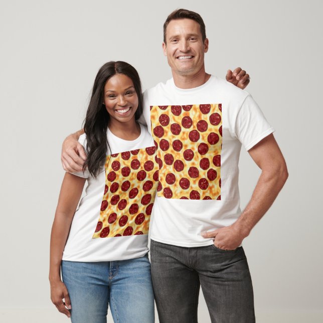 T-shirts Pizza Pepperoni (Unissex)