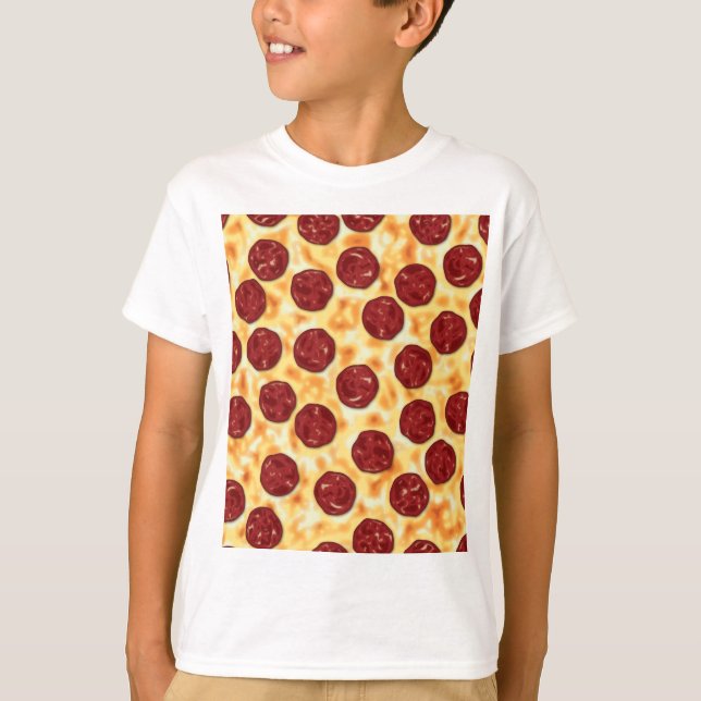 T-shirts Pizza Pepperoni (Frente)