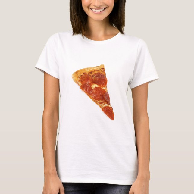 T-shirts Pizza Slice - Uma Fatia De Pizza (Frente)