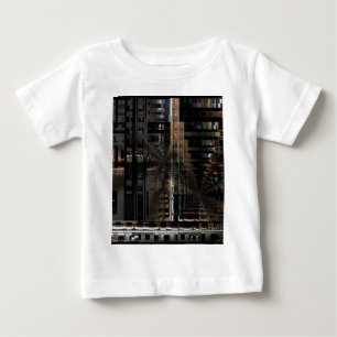 T-shirts Placa de Circuito de Tecnologia Preta Computador E