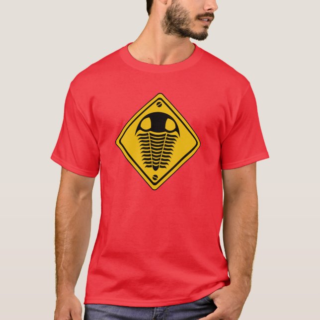 T-shirts Placa de Trânsito TRILOBITE (Frente)