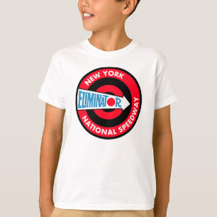 T-shirts placa vintage da New York National Speedway