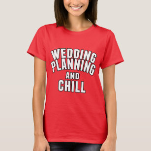 T-shirts Planeamento e frio do casamento