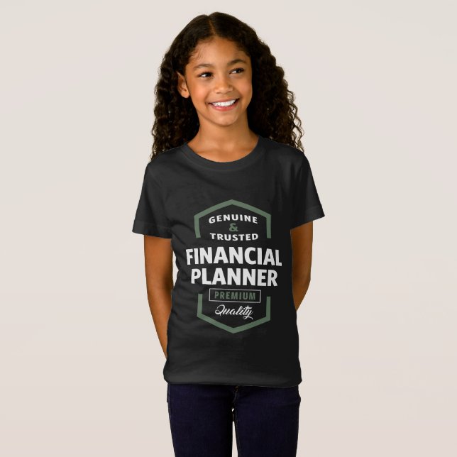 T-shirts Planejador Financeiro | Ideias de presentes (Frente Completa)
