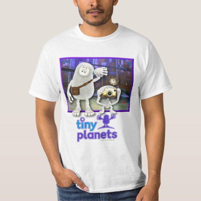 T-shirts Planetas minúsculos - hora de ir (Frente)