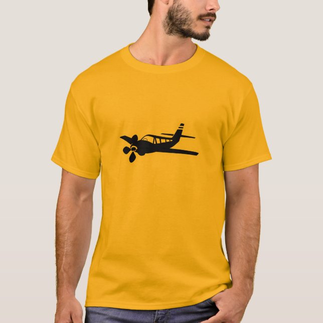 T-shirts Plano amarelo alaranjado (Frente)