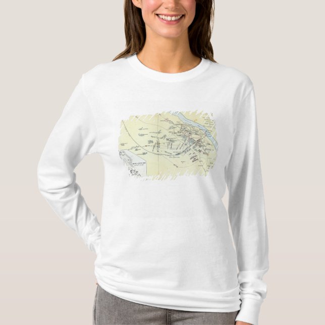 T-shirts Plano da batalha de Cawnpoor (Frente)