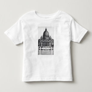 T-shirts Plano de St Peter, Roma, gravada perto