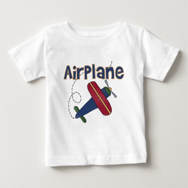 T-shirts Plano do vôo do avião (Frente)