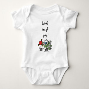 T-shirts plano idêntico do bebê da cabeça-quente
