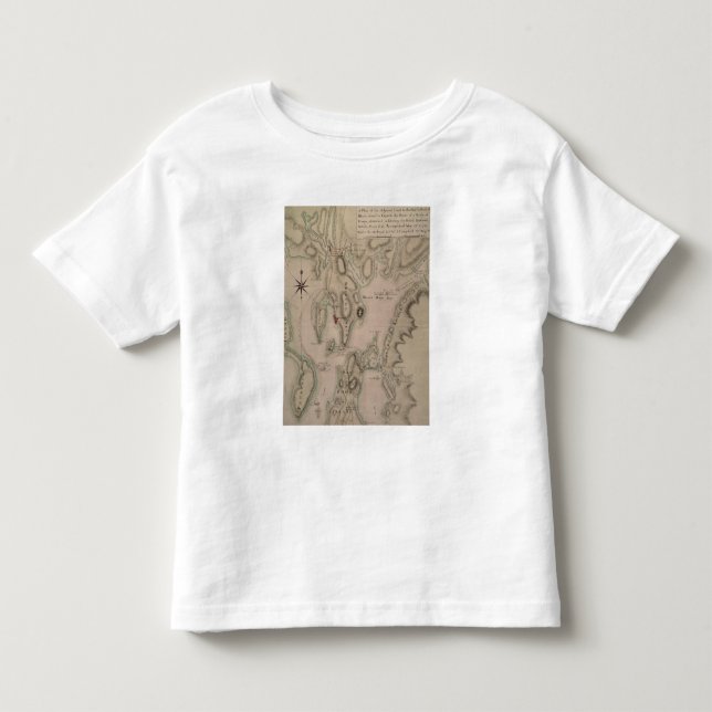 T-shirts Plano militar da parte norte de Rhode (Frente)