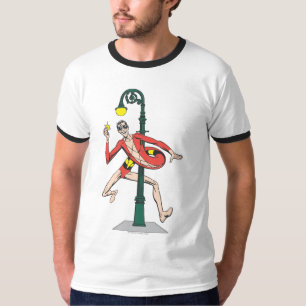 T-shirts Plastic Man Wraps Streetlamp