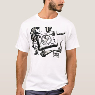 T-shirts plataforma giratória
