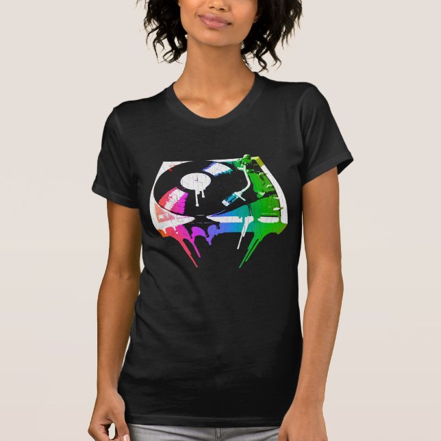T-shirts Plataforma giratória de derretimento (olhar (Frente)