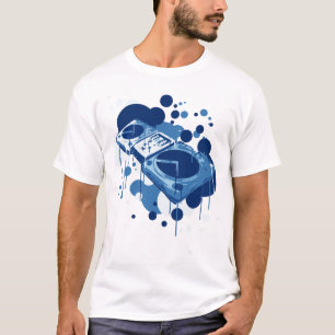 T-shirts Plataformas giratórias do DJ