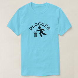 T-shirts Plogger com ícone Plogging do corredor