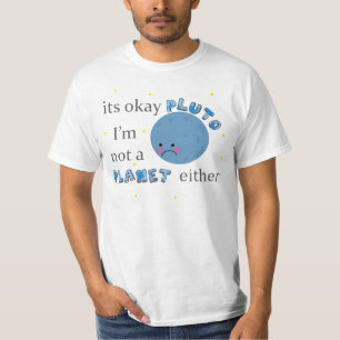 T-shirts pluto não é um planeta