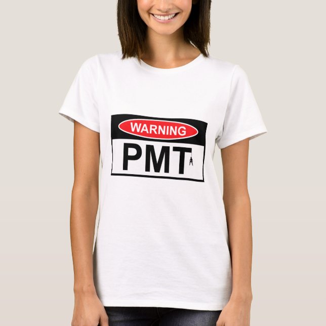 T-shirts PMT de advertência (Frente)