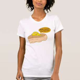 T-shirts Pnha manteiga meu design da novidade do biscoito