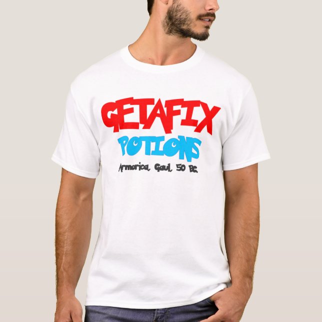 T-shirts Poções Gália de Getafix (Frente)