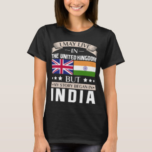 T-shirts Pode viver na história BRITÂNICA começou no