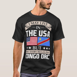 T-shirts Pode viver na história dos EUA começou na bandei