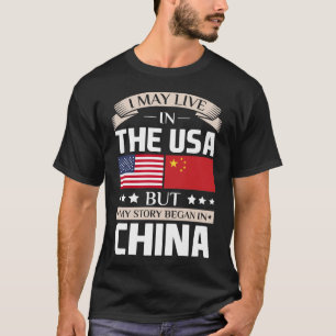 T-shirts Pode viver na história dos EUA começou no t-shir