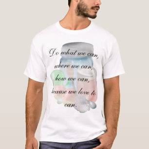 T-shirts Pode você pode fantasma, para fazer o que nós