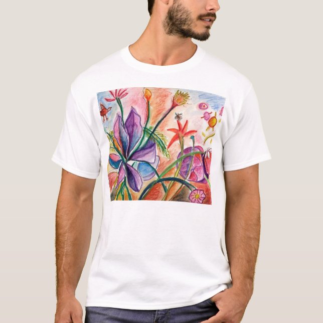 T-shirts Poder da orquídea (Frente)