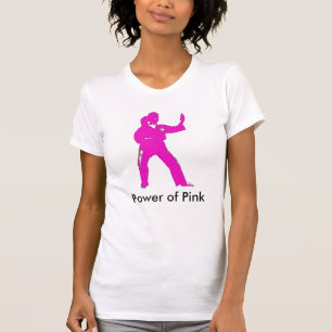T-shirts Poder de Cami cor-de-rosa