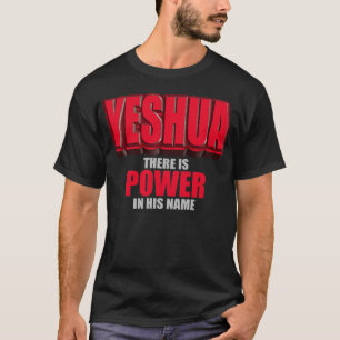 T-shirts Poder de Yeshua em seu nome