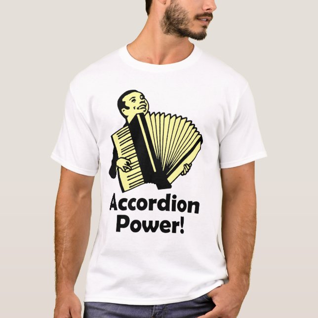 T-shirts Poder do acordeão! (Frente)