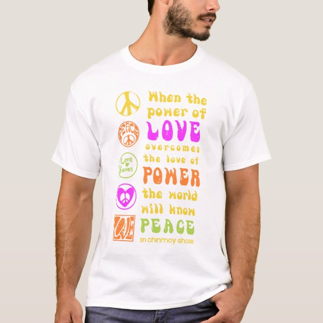 T-shirts Poder do amor (Frente)