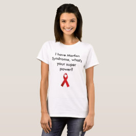 T-shirts Poder super de Marfan