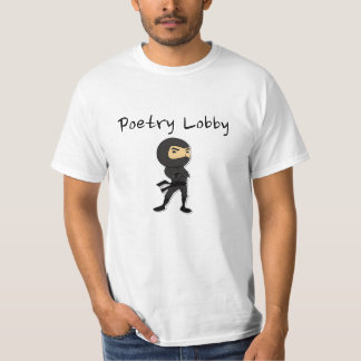 T-shirts Poesia Ninja pela entrada da poesia