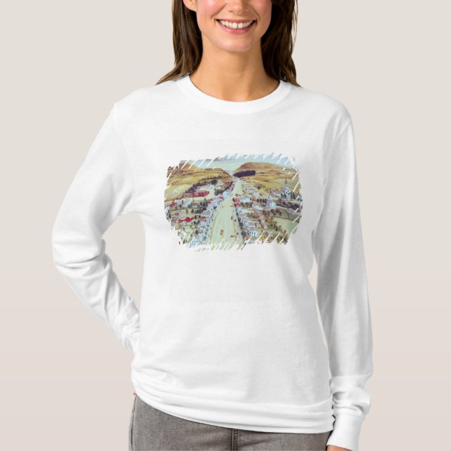 T-shirts Poestenkill, New York, c.1855 (Frente)