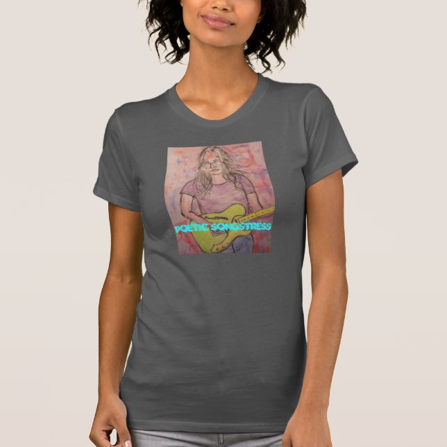 T-shirts Poetic Songstress (Frente)