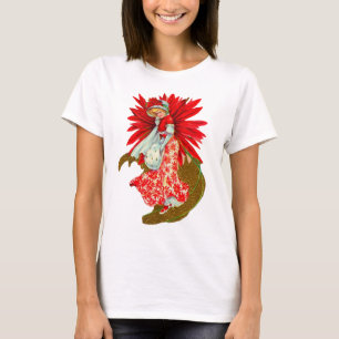 T-shirts Poinsettia Girl