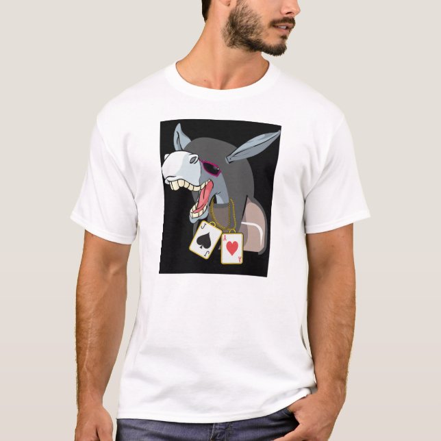 T-shirts Poker Donkey (Frente)