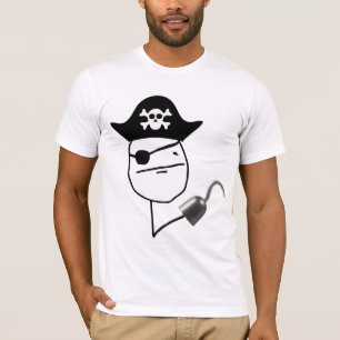 T-shirts Poker Face Pirata
