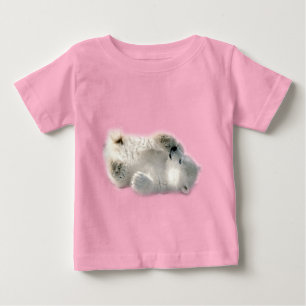 T-shirts Polar Bear Cub Cub Ártico Ártico Congelado Inverno