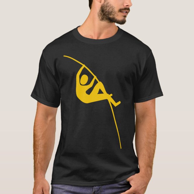 T-shirts Pole Vaulting - Amber (Frente)