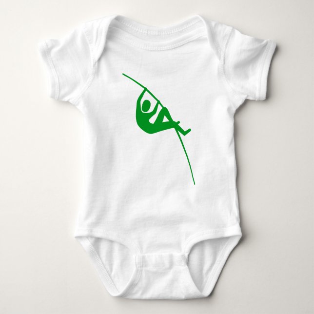 T-shirts Pole Vaulting - Grass Green (Frente)