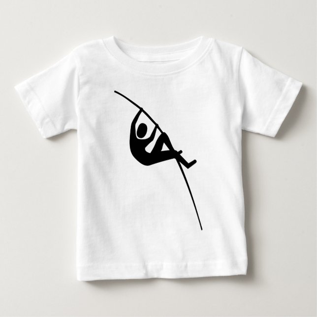 T-shirts Pole Vaulting - Preto (Frente)