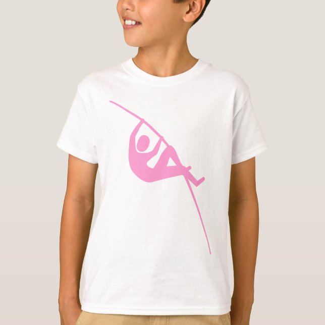 T-shirts Pole Vaulting - Rosa (Frente)